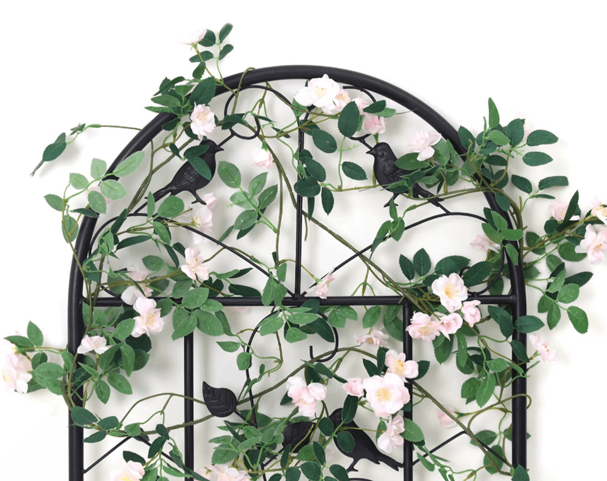 Zestaw 2 metalowych kratek ogrodowych do pnączy – elegancka podpora dla róż, winorośli i warzyw