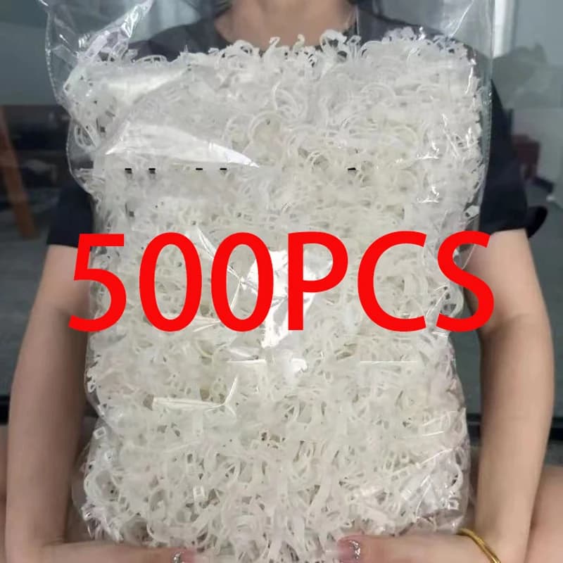 Klipsy do roślin – 500 sztuk | Wzmacniające, wielorazowe uchwyty do pomidorów, winorośli i warzyw | Podpory i ochrona roślin Gardio